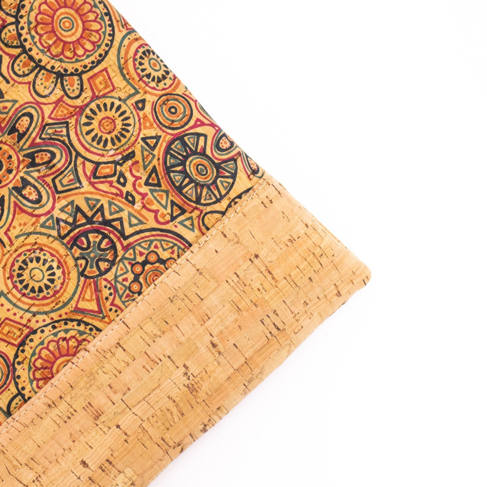 Natural cork tote bag