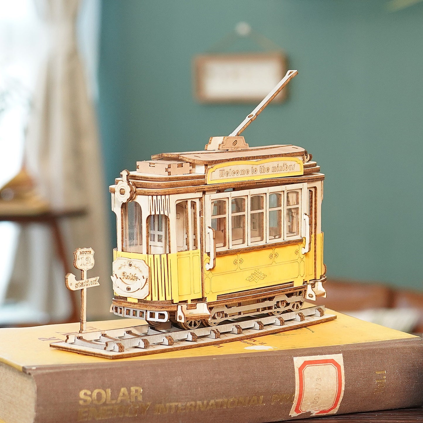 Robotime DIY Vintage Car | Tramcar | Carriage | Wooden Model Building Block Kits