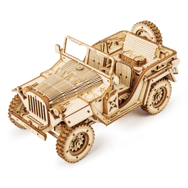 Robotime DIY Steam Train | Grand Prix Car | Army Jeep | American Heavy Truck