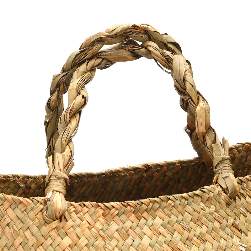 Handmade Bamboo Storage Baskets | Foldable | Rattan Seagrass