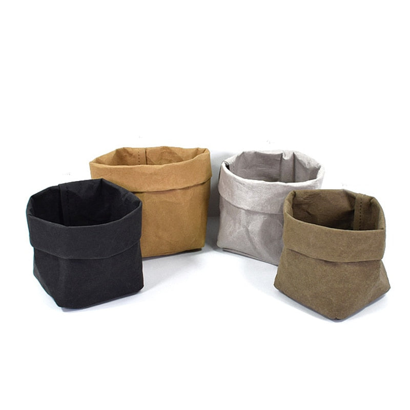Mini Kraft Paper Storage Bags | 2 Sizes Available | 8x8x15cm/10x10x20cm