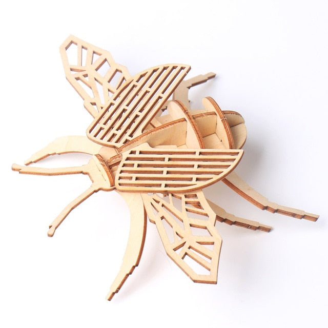 Small 3D Wooden Insect Jigsaw Puzzles | 8 Varieties