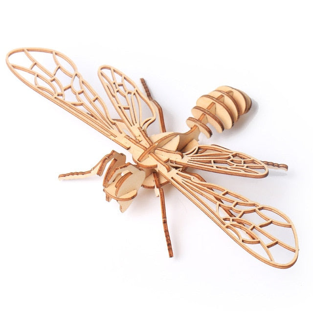 Small 3D Wooden Insect Jigsaw Puzzles | 8 Varieties