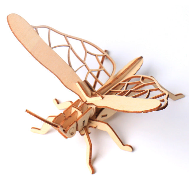 Small 3D Wooden Insect Jigsaw Puzzles | 8 Varieties