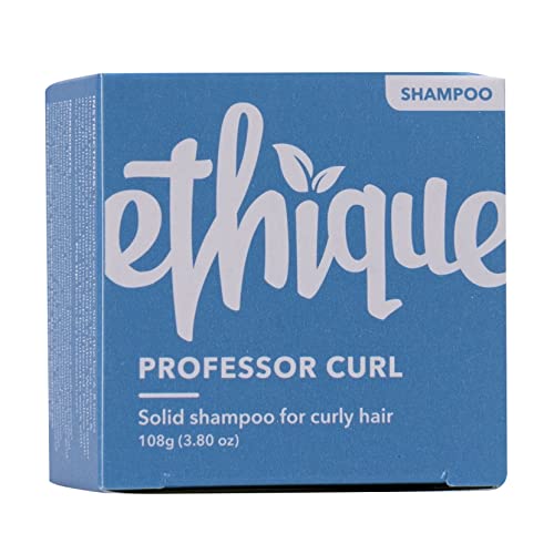 Ethique Solid Shampoo Bar for Curly Hair - Sulfate Free, Eco-Friendly, Sustainable, Plastic Free - Professor Curl, 3.80oz (Pack of 1)