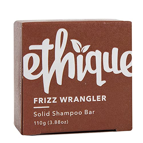 Ethique Solid Shampoo Bar for Dry or Frizzy Hair - Eco-Friendly, Sustainable, Plastic Free - Frizz Wrangler, 3.88oz (Pack of 1)