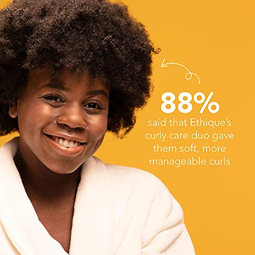 Ethique Solid Shampoo Bar for Curly Hair - Sulfate Free, Eco-Friendly, Sustainable, Plastic Free - Professor Curl, 3.80oz (Pack of 1)