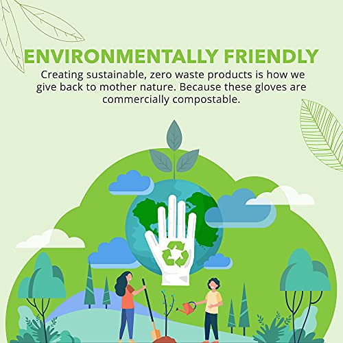 GloveUp (SellSage) - Individually Packed Eco-Friendly Disposable BPI certified Gloves| For On-the-Go protection and hygiene | One Size Fits Most (30 pairs/box)