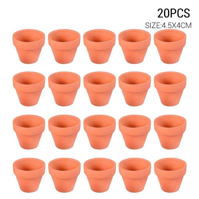 10/12/20psc Mini Red Terracotta Plant Pots