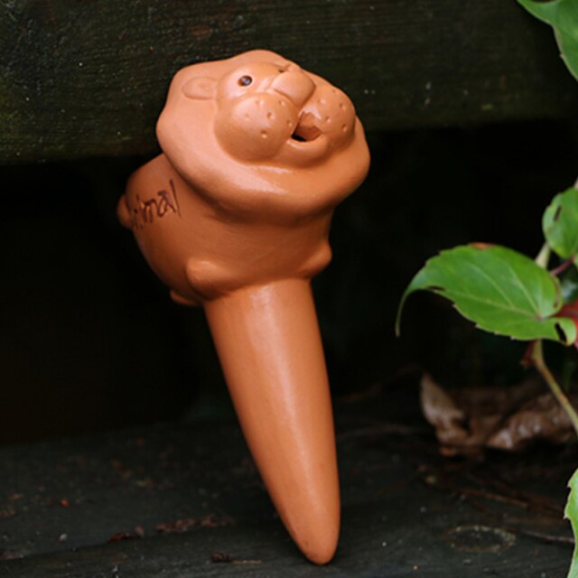 Cute Animal Terracotta Watering Spike | Irrigation Drippers