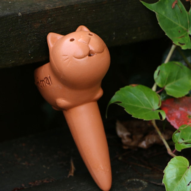 Cute Animal Terracotta Watering Spike | Irrigation Drippers