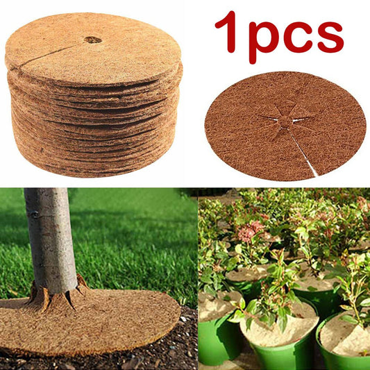 Coconut Mulch Disc Plant Cover | Coir