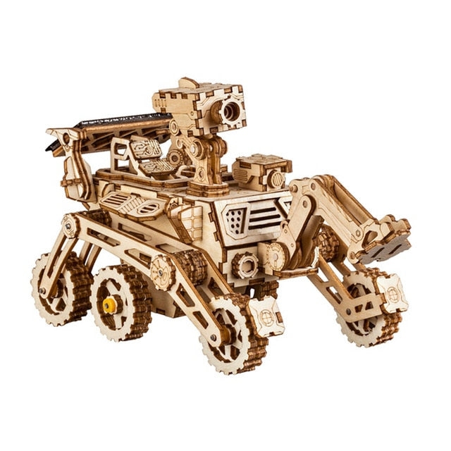 Curiosity Rover |  Wooden Solar Energy Kit | DIY